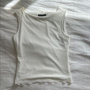 Brandy Melville Cream Top